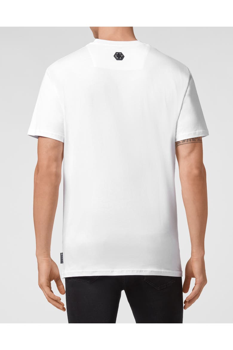 T-Shirt Round Neck Men, Alternate, color, white