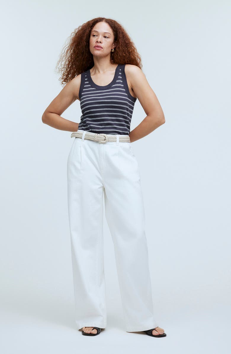 Madewell Whisper Cotton Scoop Neck Tank, Alternate, color,