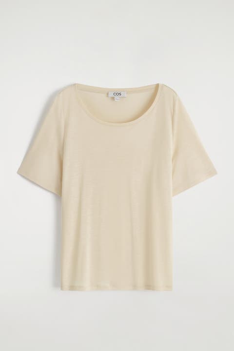 Relaxed Scoop-Neck T-Shirt