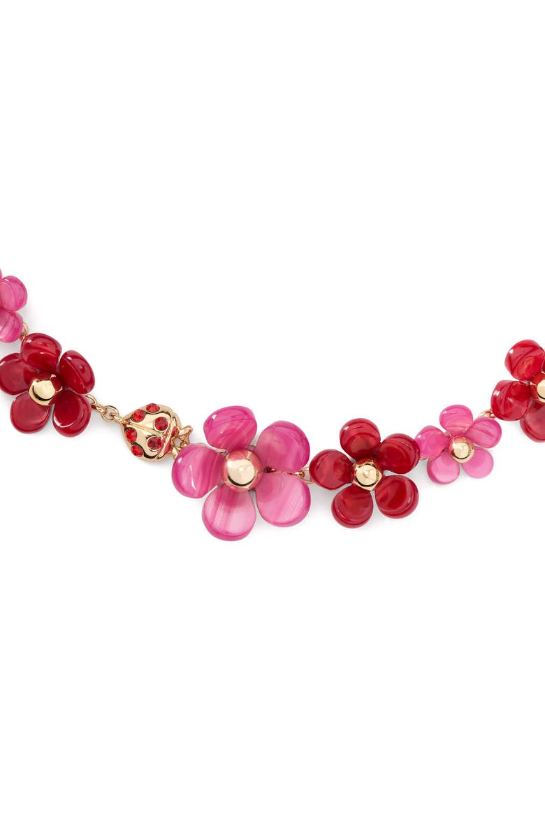 Kate Spade New York flower scatter bracelet, Alternate, color, Red Multi