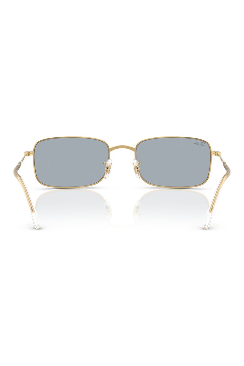 59mm Rectangle Sunglasses, Alternate, color, ARISTA / BLUE