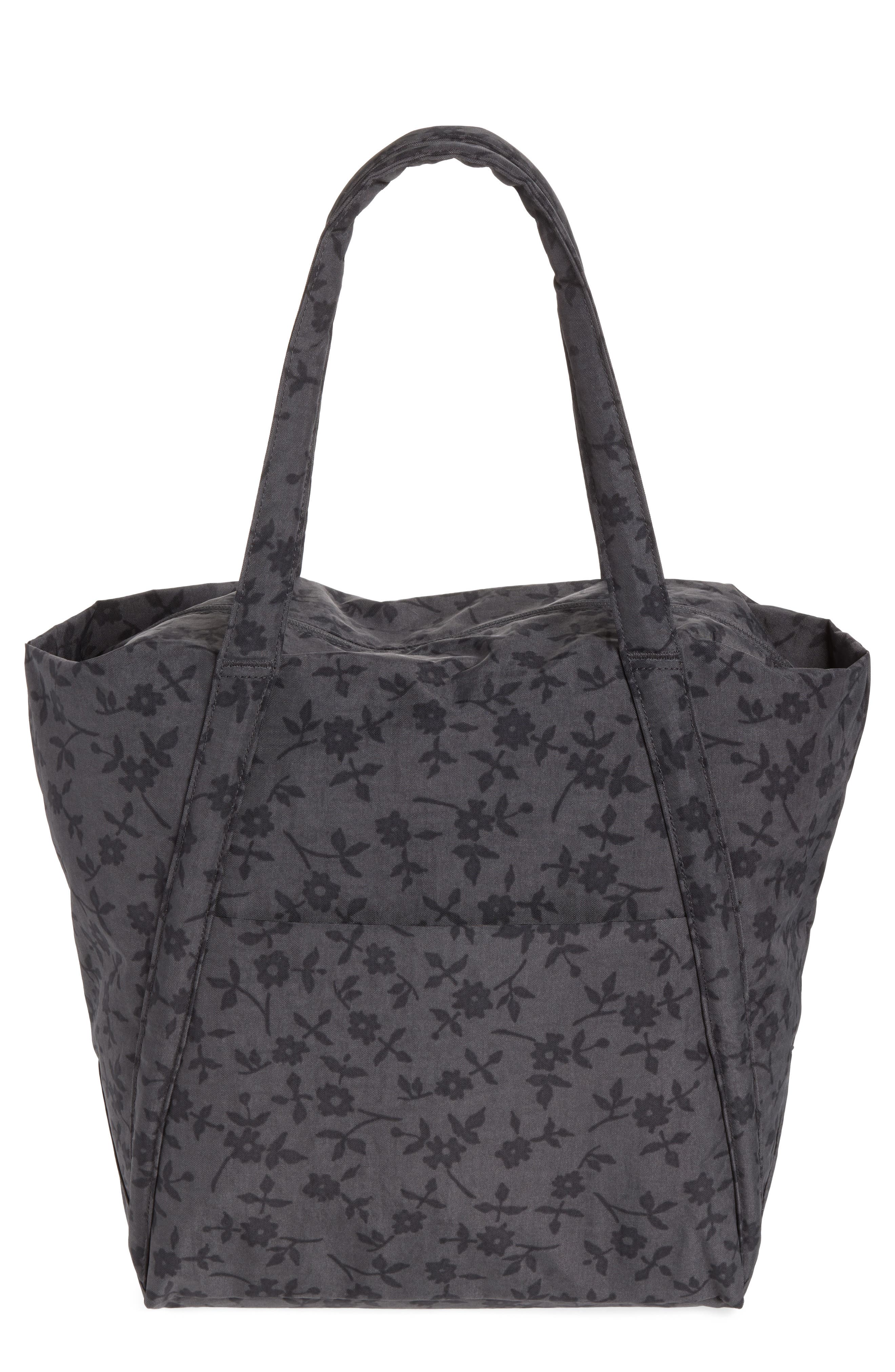 Cloud Tote Bag, Main, color, CHARCOAL DITSY FLORAL