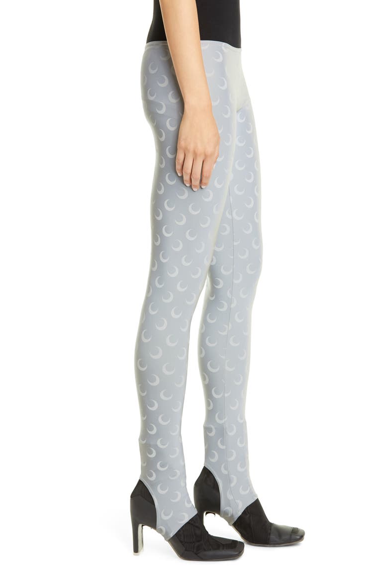 Moon Print Jersey Stirrup Leggings, Alternate, color, REFLECT / ALL OVER MOON GREY