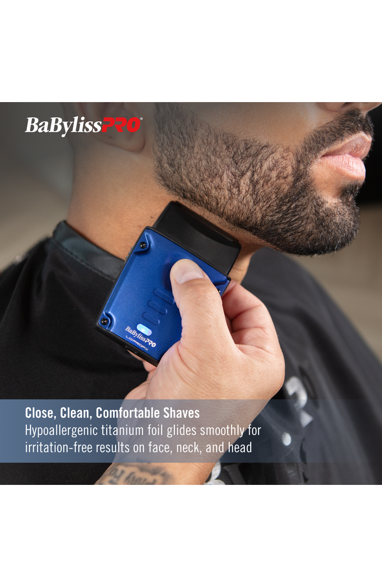 BaBylissPRO LO-PROFX Compact Series Single-Foil Shaver Replacement Foil, Alternate, color, Blue