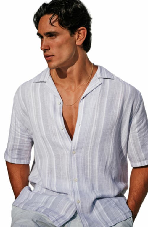 Industrie Australia The Ostuni Short Sleeve Shirt In Multi