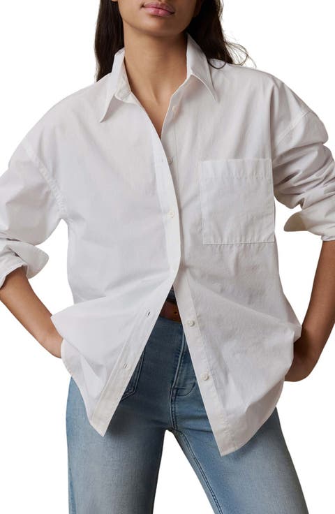 Coastal Relaxed Organic Cotton Button-Up Shirt