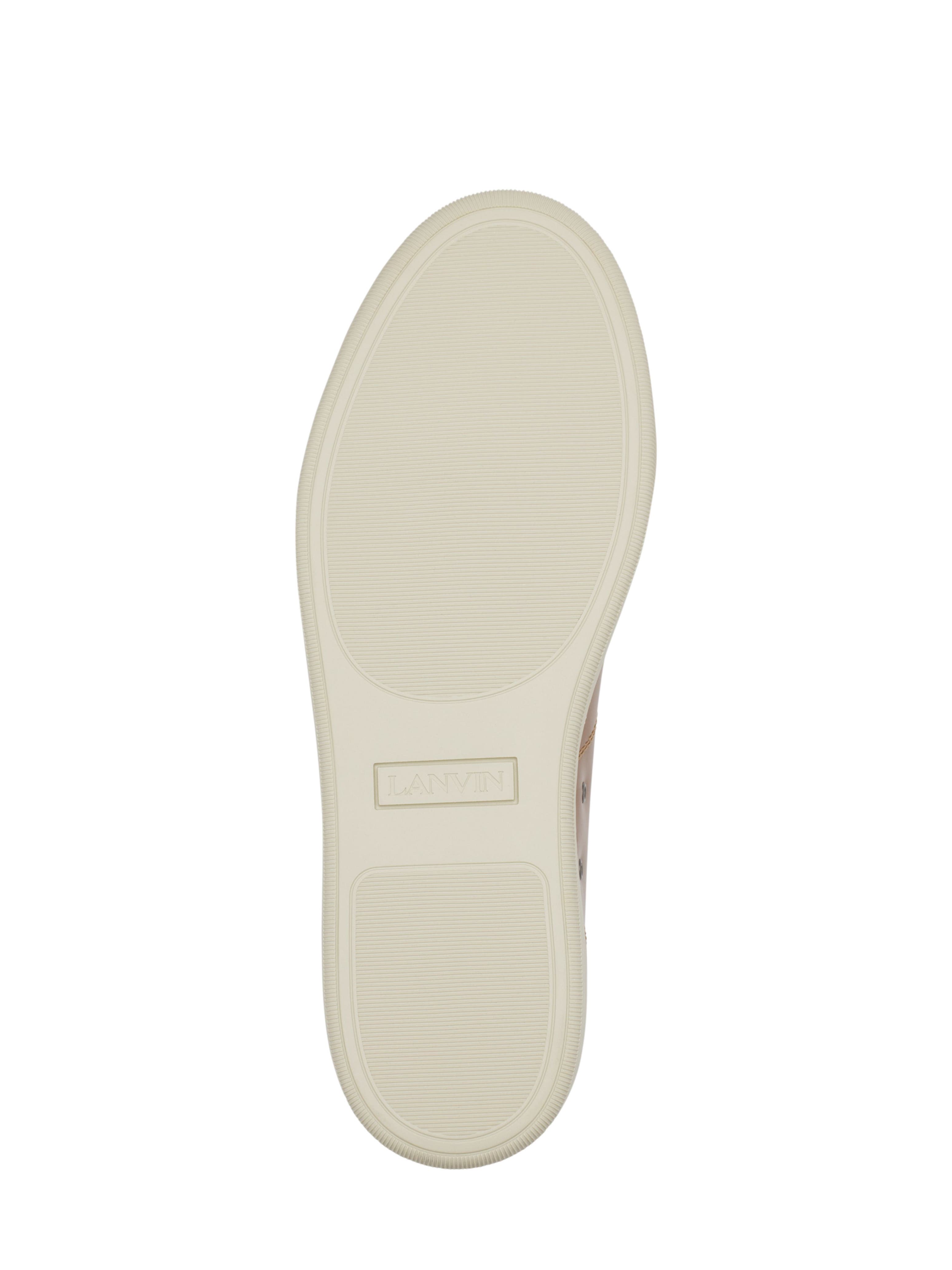 Lanvin DBB1 Gradation Leather Sneakers, Alternate, color, Camel/Beige