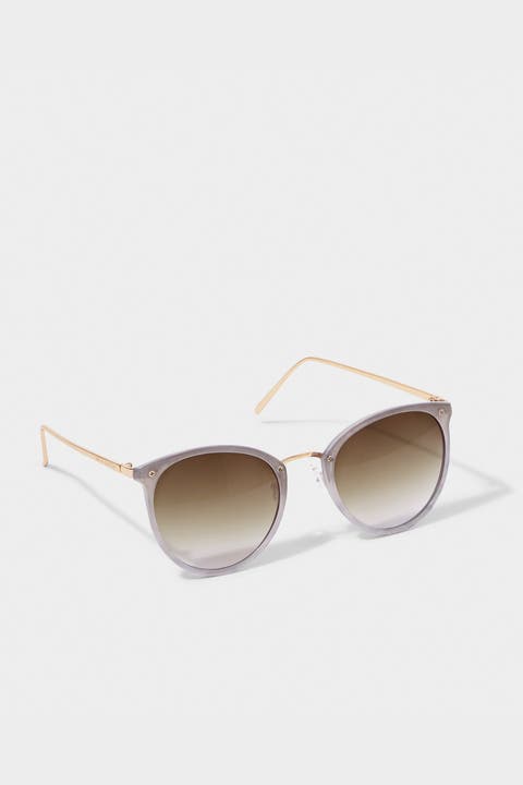 Santorini Sunglasses in Taupe Gradient