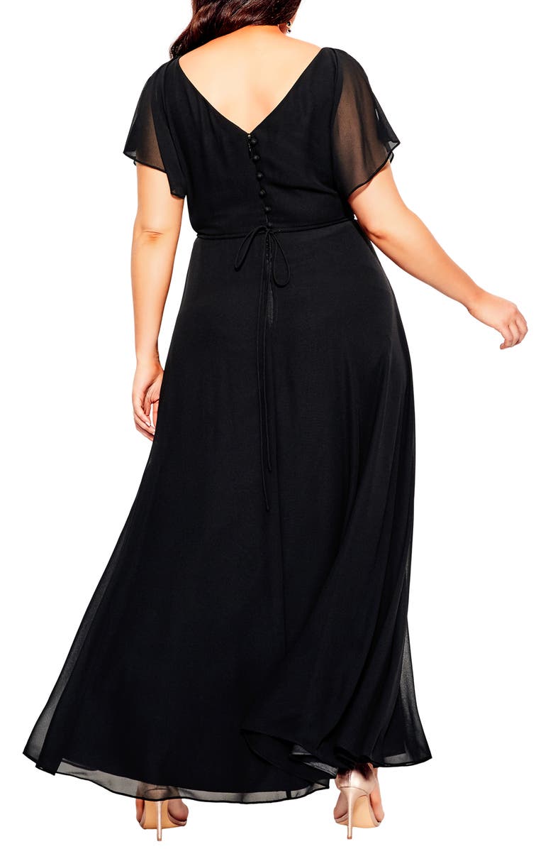 City Chic Sweet Wishes Maxi Dress, Alternate, color, 