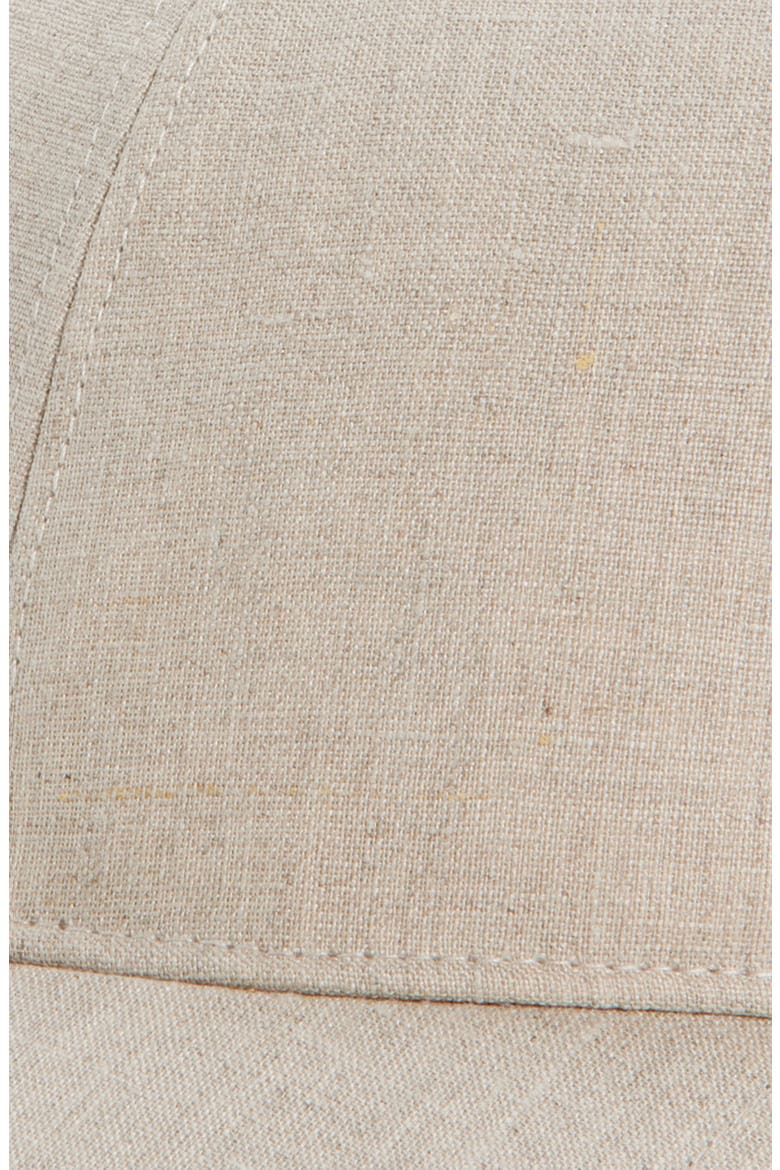 Linen Baseball Cap, Alternate, color, OATMEAL