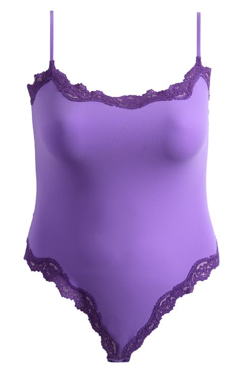 Fits Everybody Corded Lace Cami Bodysuit (Regular & Plus)