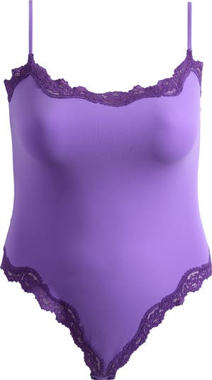SKIMS Fits Everybody Corded Lace Cami Bodysuit | Nordstrom