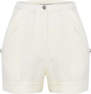 Jendue US Amara Denim Linen Shorts