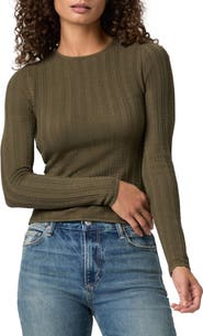 PAIGE Alis Pointelle Knit Top
