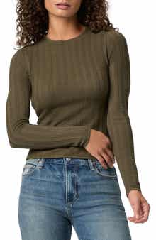 PAIGE Alis Pointelle Knit Top