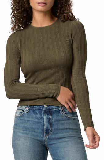 PAIGE Alis Pointelle Knit Top