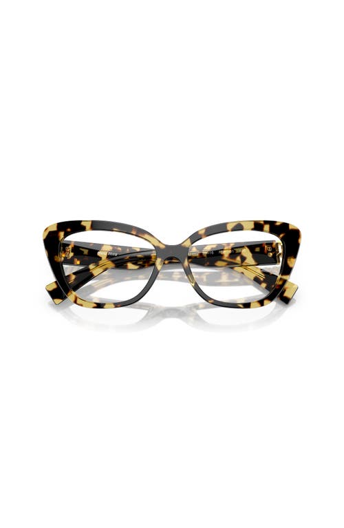 Miu Miu 53mm Cat Eye Optical Glasses In Multi