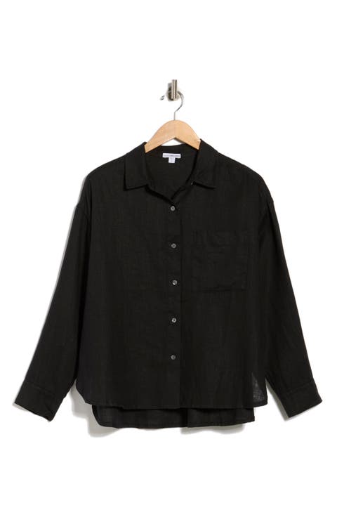 Linen Button-Up Shirt