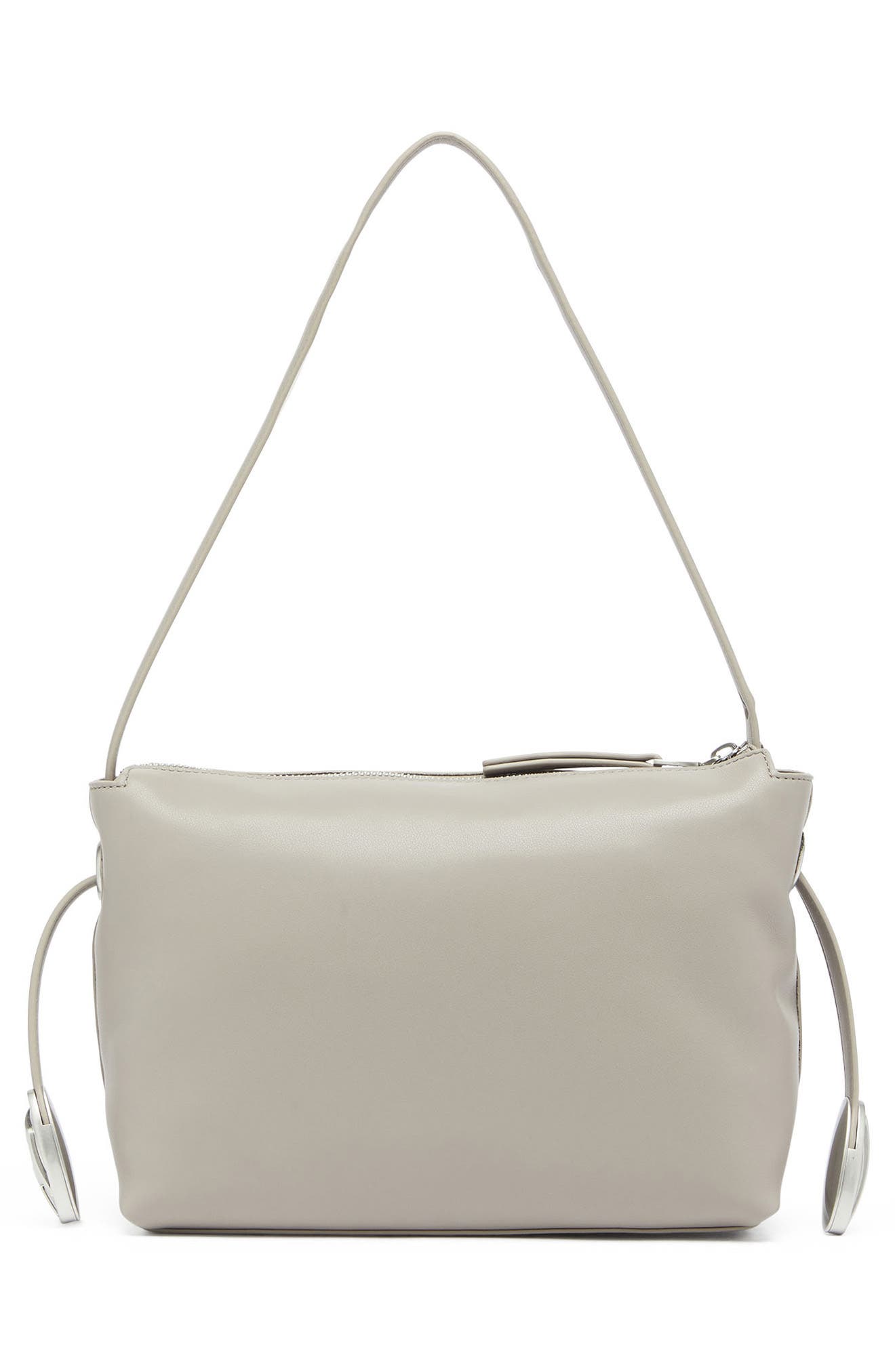 DIESEL<sup>®</sup> D-Rop Leather Shoulder Bag, Alternate, color, Grey