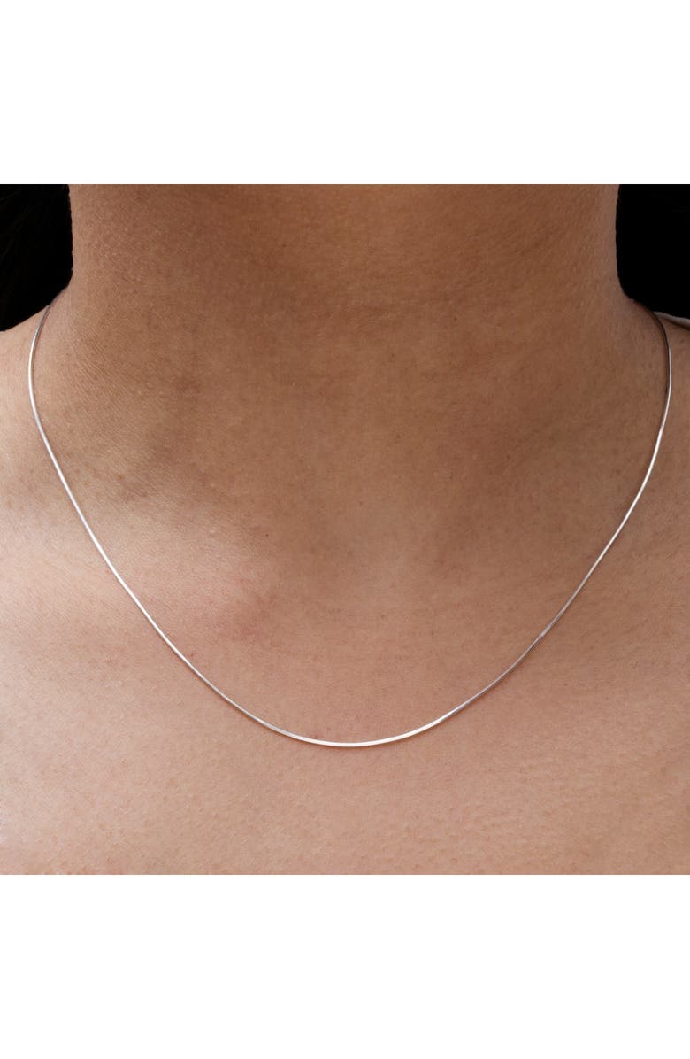 BEST SILVER Snake Chain Necklace, Alternate, color, Silver