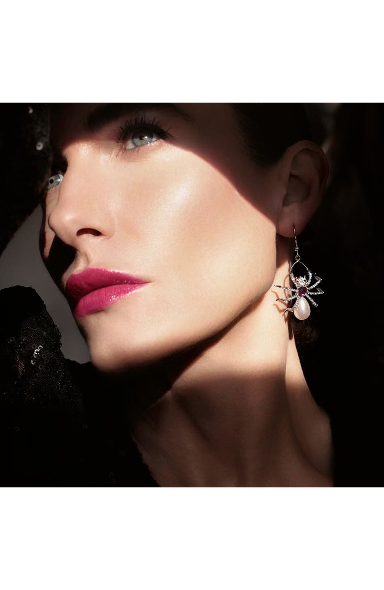 Bill Skinner Studio Pearl Spider Drop Earrings, Alternate, color, Pearl Spider