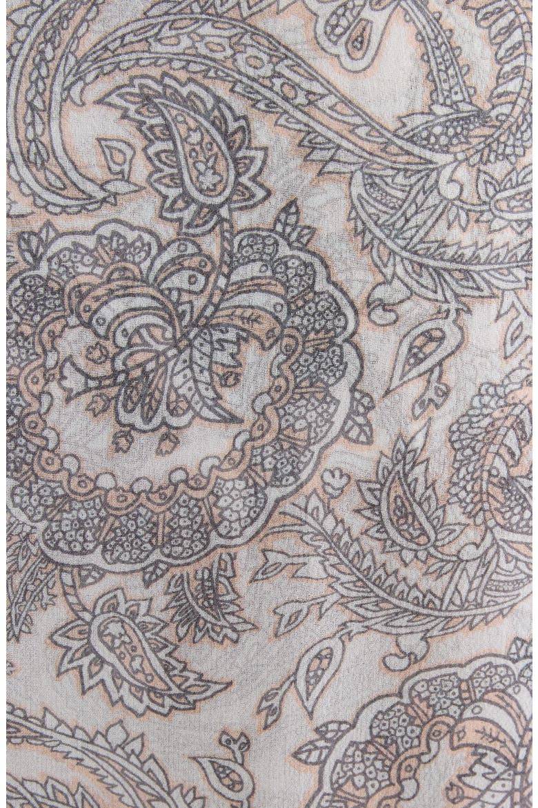 Inouka Paisley Silk Skirt, Alternate, color, LIGHT BEIGE