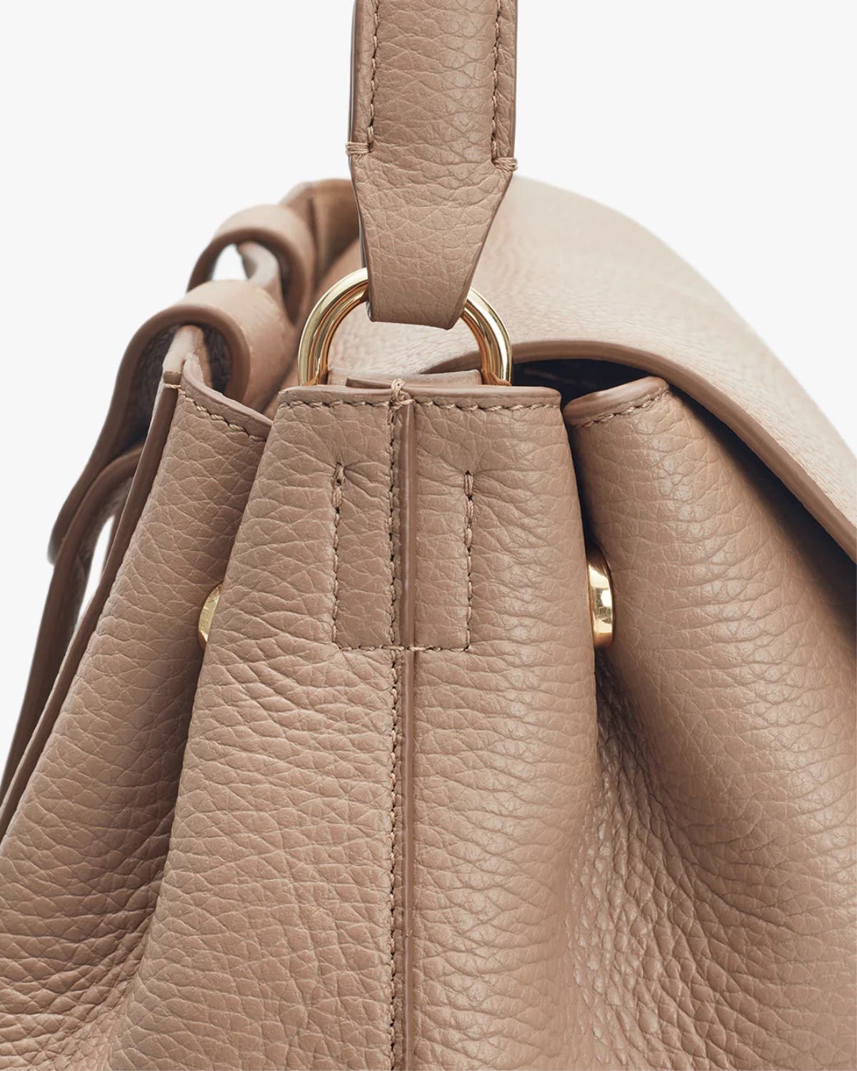 Cuyana Leather Backpack 16-inch, Alternate, color, Cappuccino