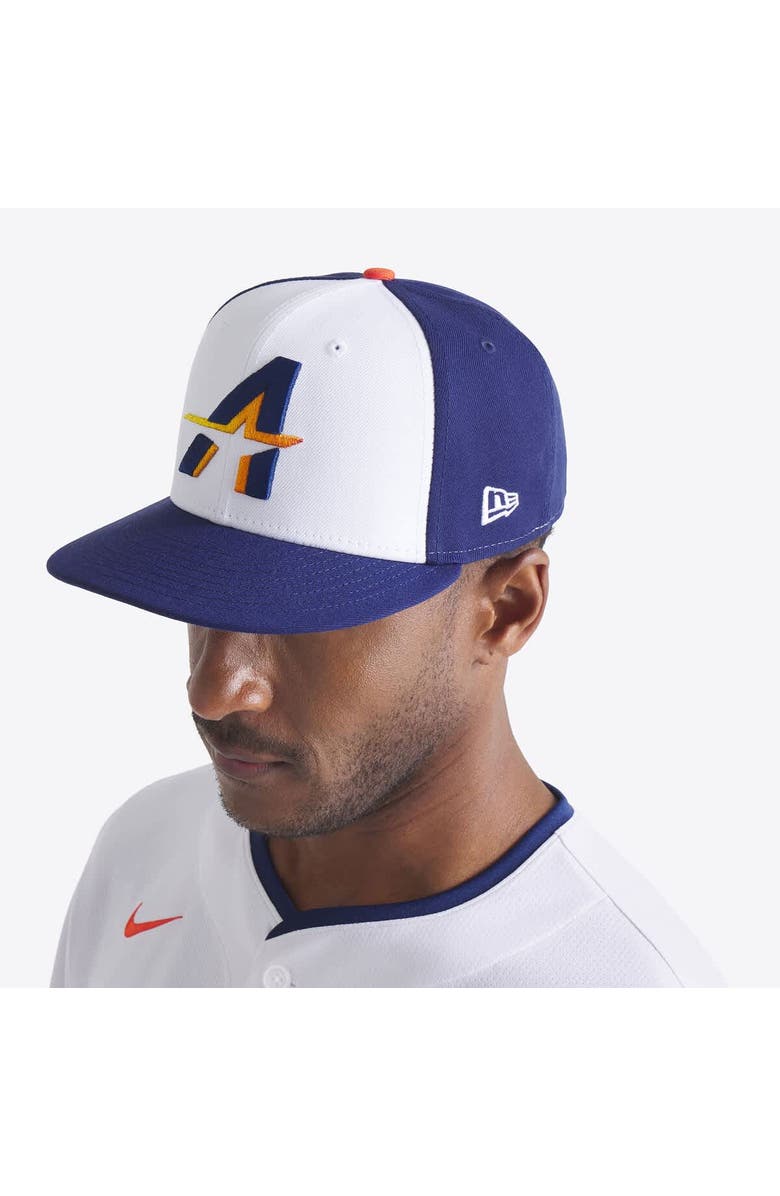 New Era Men's New Era White/Navy Houston Astros 2025 City Connect 59FIFTY Fitted Hat, Main, color, White