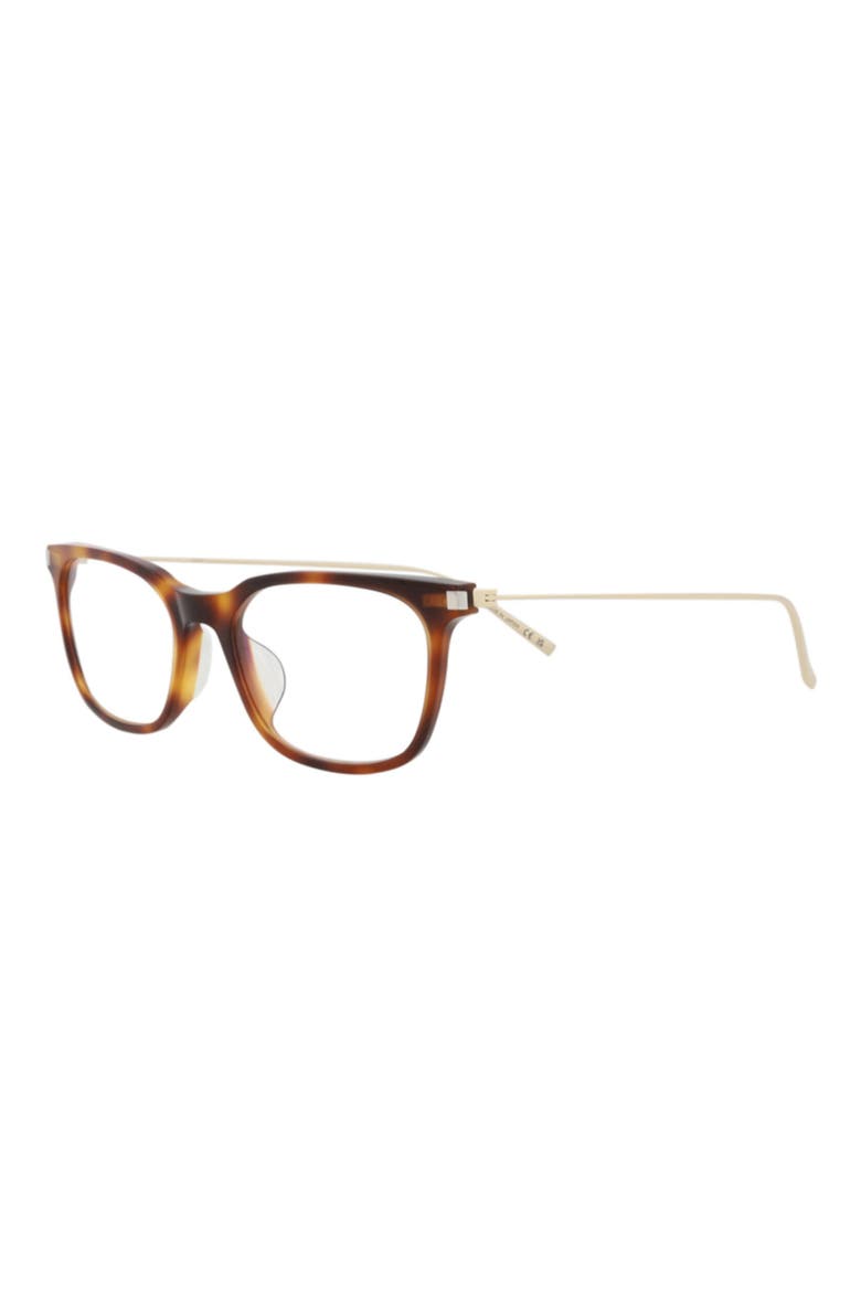 48mm Square Optical Frames, Alternate, color, HAVANA GOLD TRANSPARENT
