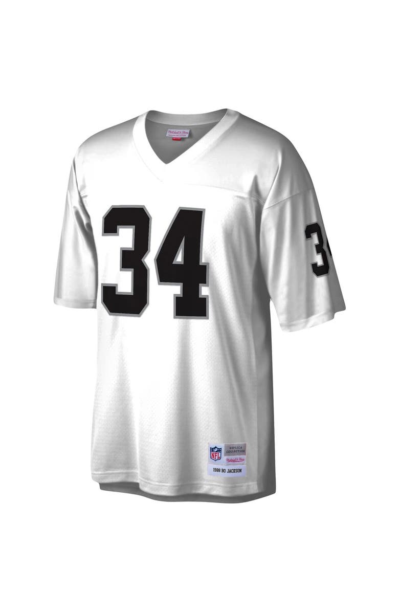 Mitchell & Ness Men's Mitchell & Ness Bo Jackson White Las Vegas Raiders Legacy Replica Jersey, Alternate, color, White