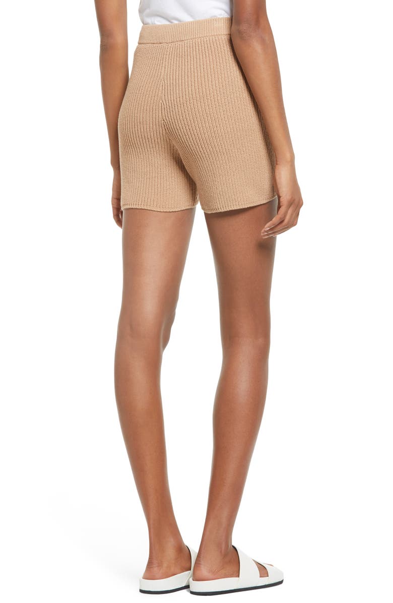Reformation Sanzo Tie Waist Knit Shorts, Alternate, color,