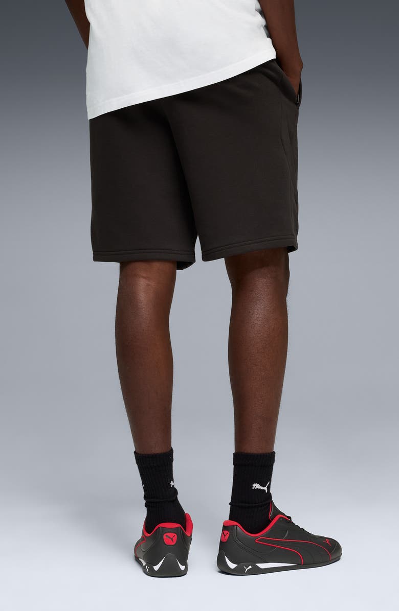 PUMA Scuderia Ferrari Motosport 1 Sweat Shorts, Alternate, color, Puma Black