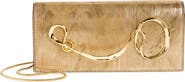 Alexis Bittar Twisted Side Handle Leather Clutch