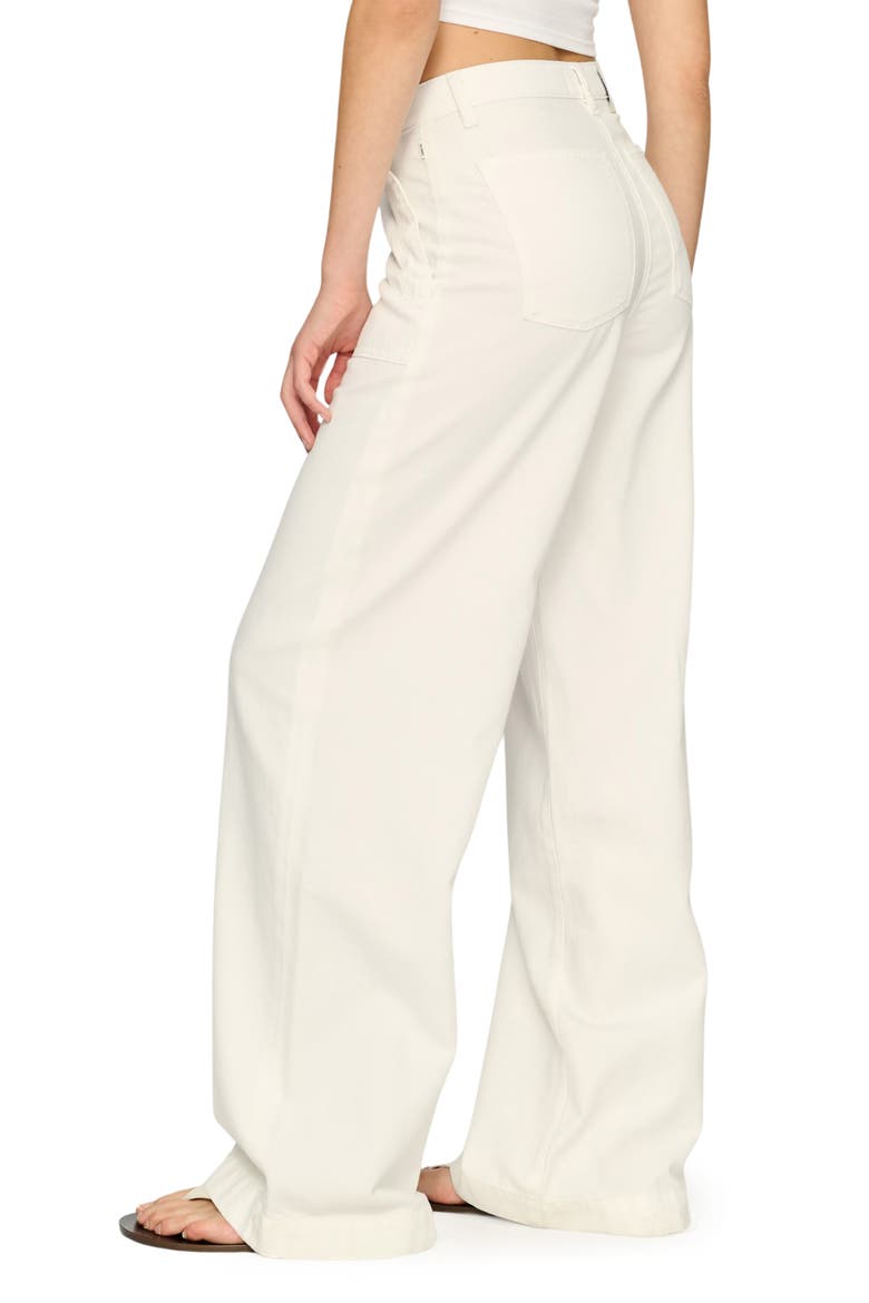 Zoie Wide Leg Relaxed Pants, Alternate, color, WHITE (VINTAGE)