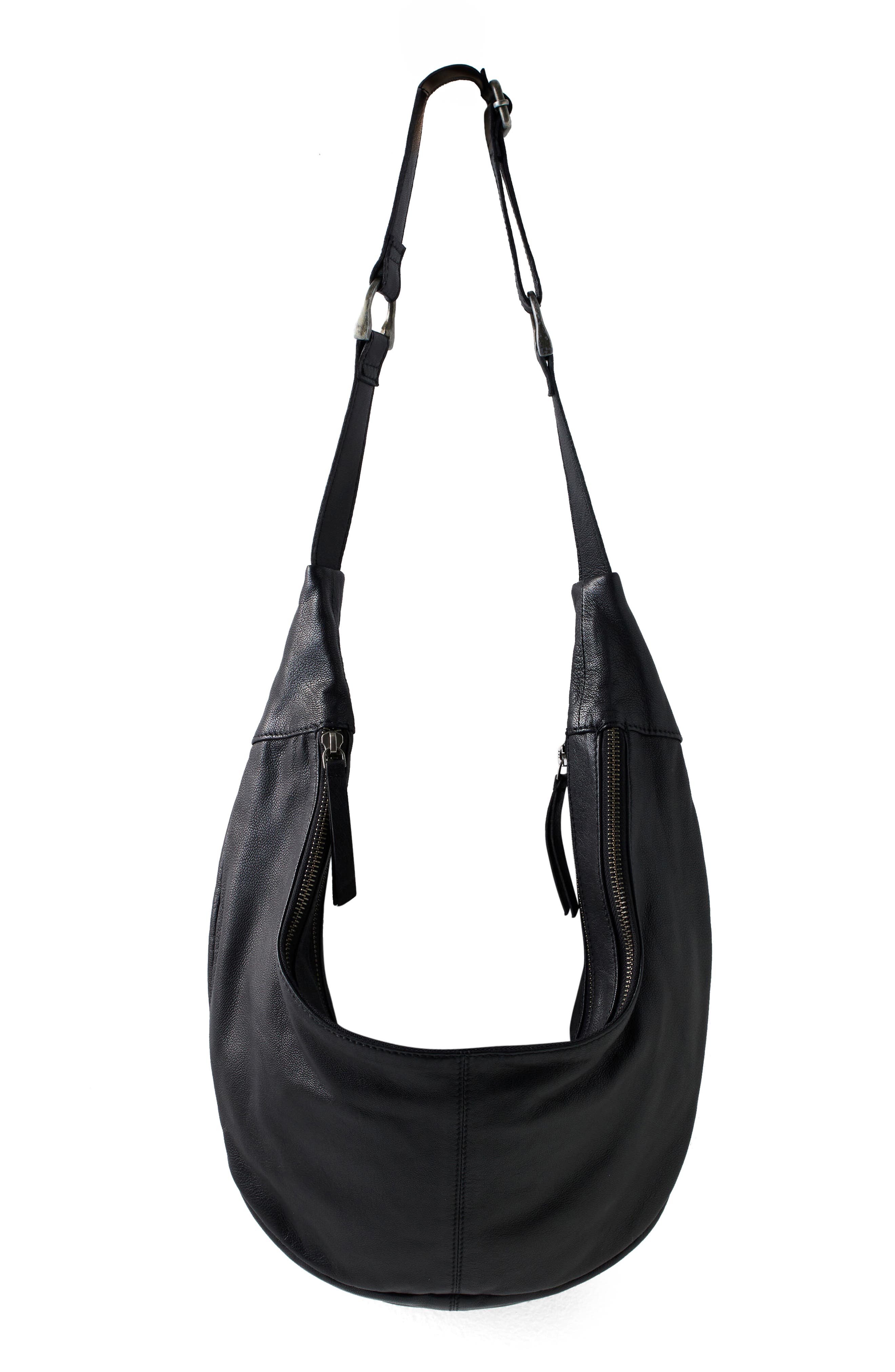 Free People Idle Hands Leather Sling Bag, Main, color, 