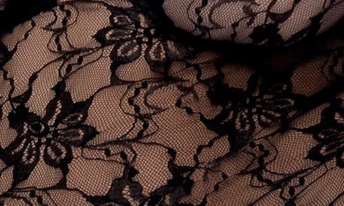 Mapalé Mapale Lace Bow Back Halter Bodysuit In Black