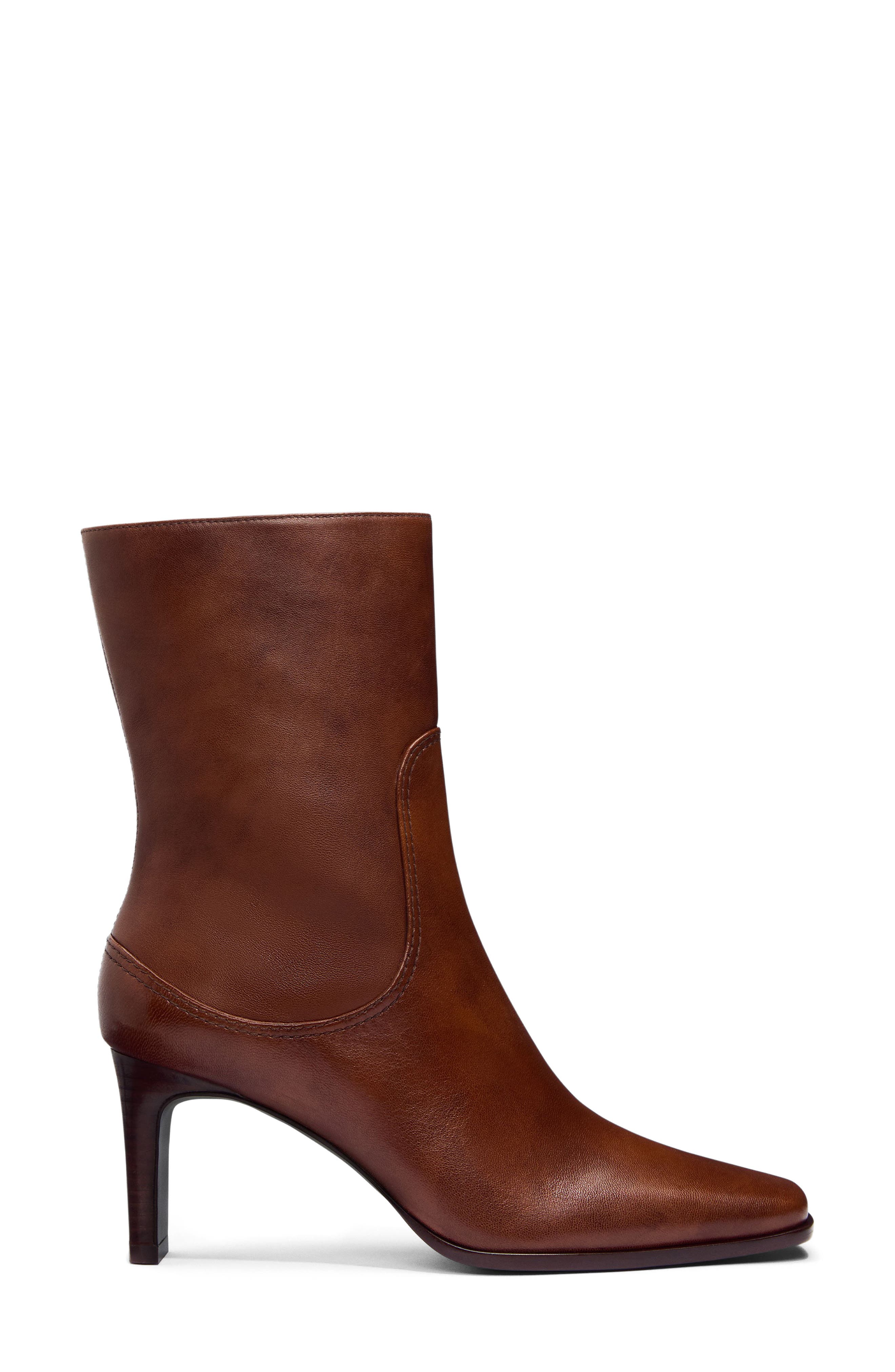 Reformation Caludette Bootie, Alternate, color, Cavalier Leather