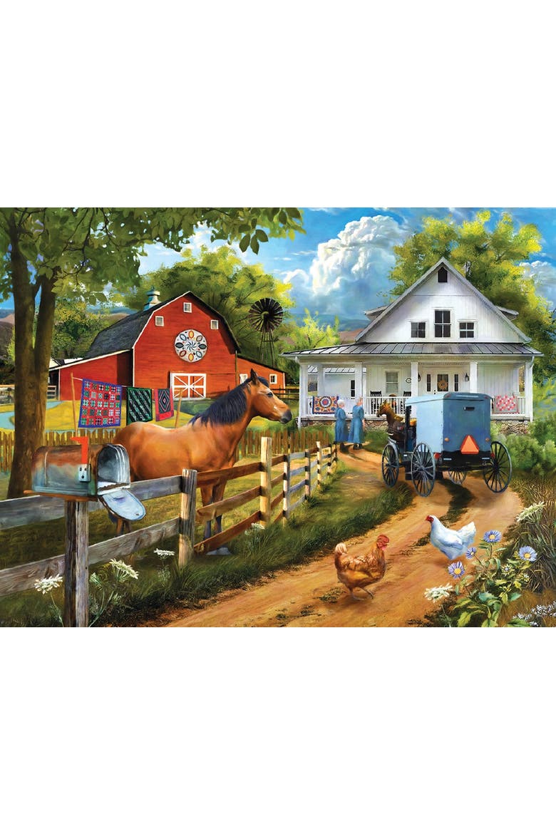 Visiting Neighbors 300 piece Jigsaw Puzzle for Adults, Alternate, color, Multicolor