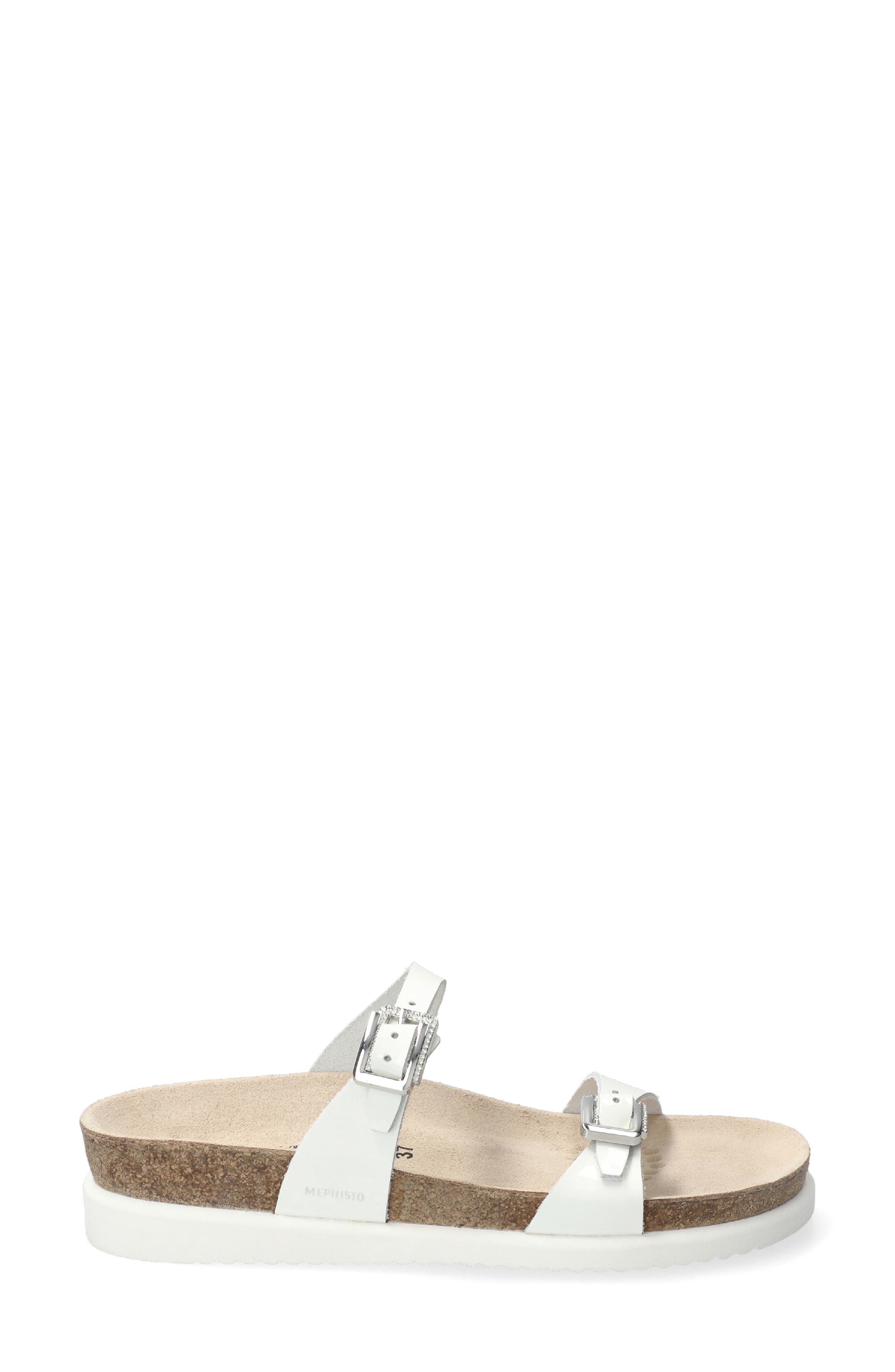 Mephisto Halya Sandal, Alternate, color, White Leather