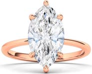 HauteCarat Marquise Cut Lab Created Diamond Ring