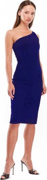 Mother of All Lauren one shoulder midi dress