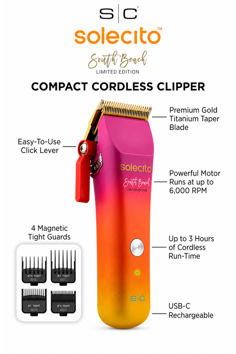 Solecito Limited Edition Hair Clipper, Alternate, color, Coral