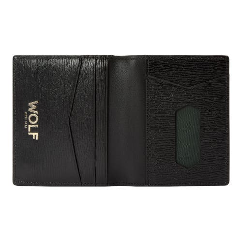 Wolf W Id Card Case In Black