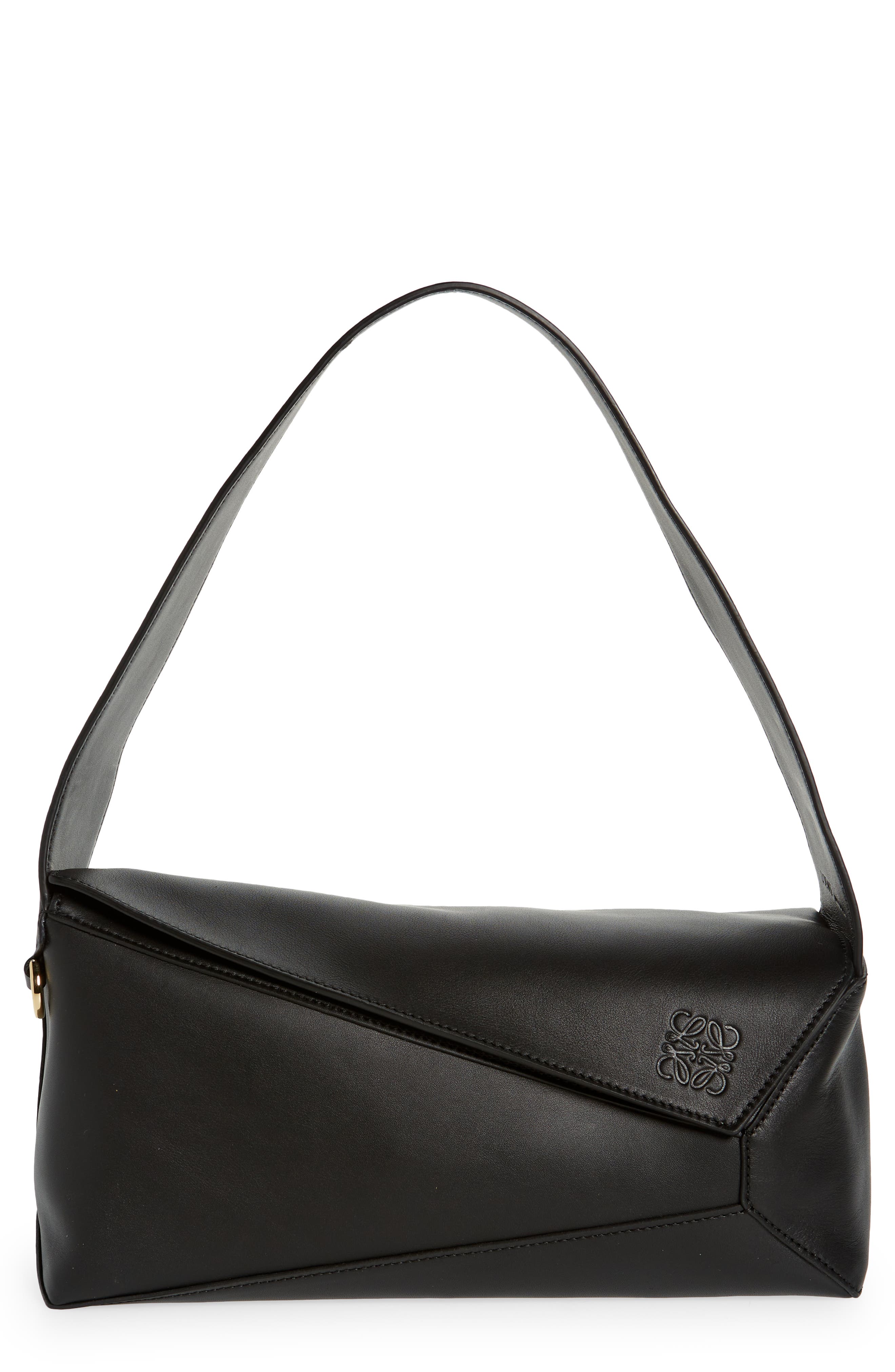 Loewe Puzzle Leather Hobo Bag, Main, color, 