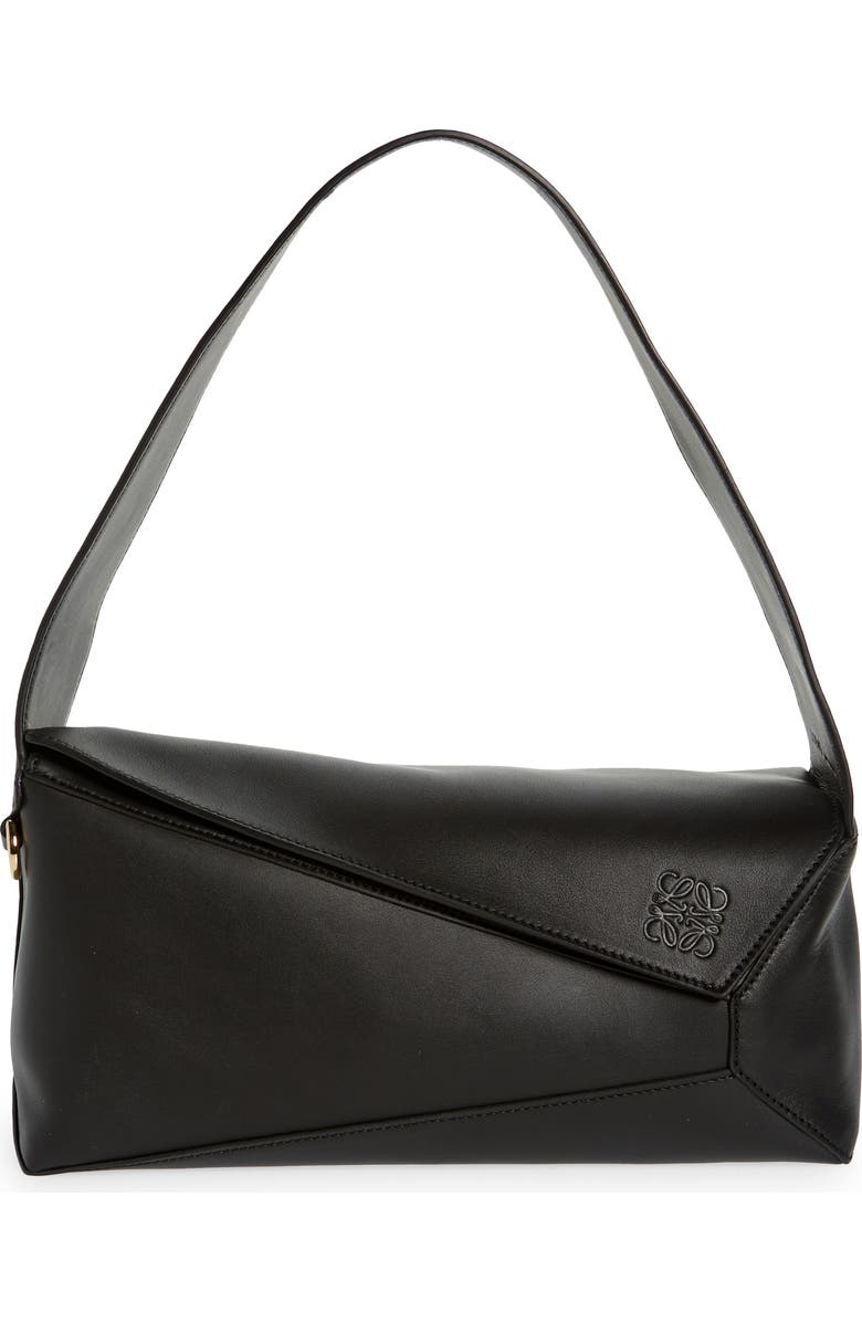 Loewe Puzzle Leather Hobo Bag, Main, color,
