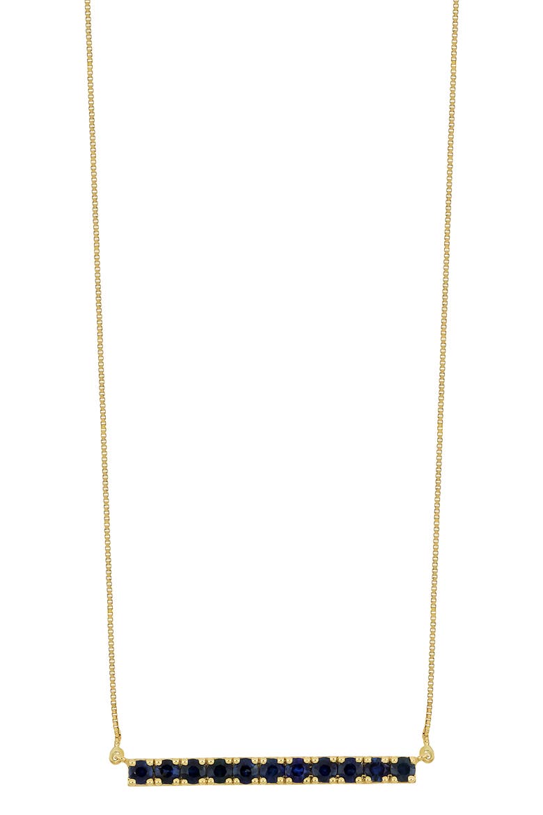 El Mar Sapphire Pendant Necklace (Nordstrom Exclusive), Main, color, 18K YELLOW GOLD