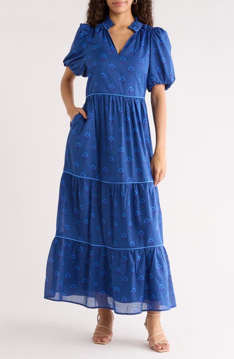 Briza Medallion Print A-Line Dress