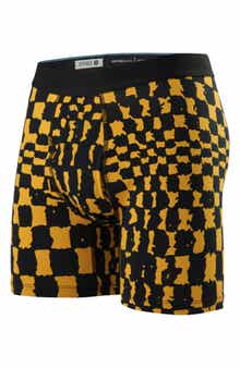 Stance Warp Check Stretch Cotton Boxer Briefs