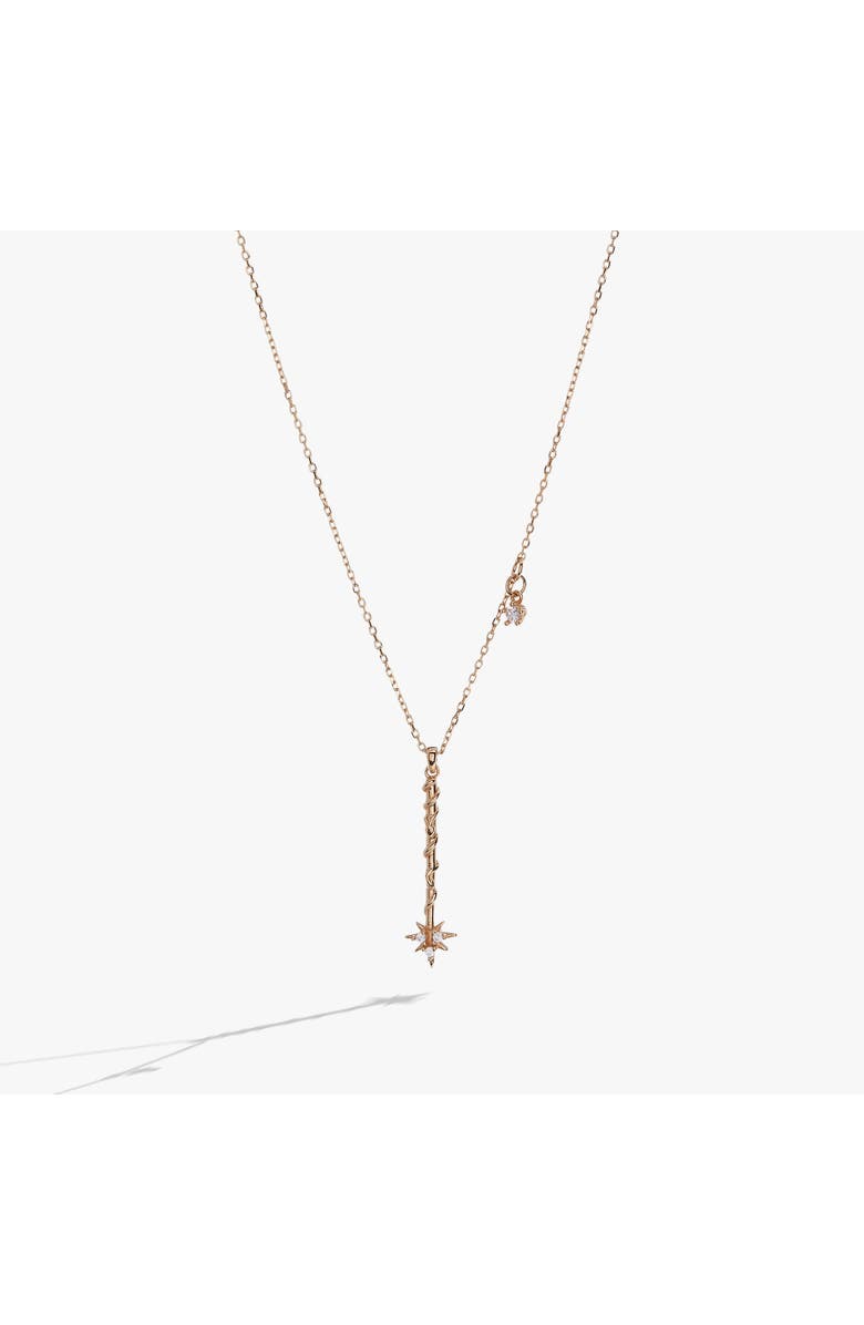 Alex and Ani Harry Potter<sup>™</sup> Hermione Wand Necklace, Main, color, Gold