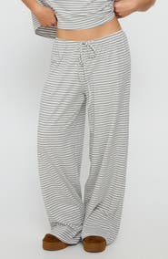 Princess Polly Tobie One-Shoulder Top & Pants Sleep Set